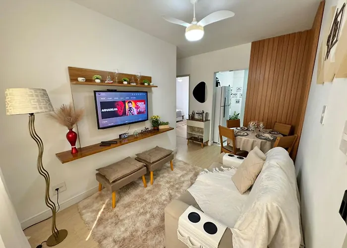 Apartamento 90M Da Praia, Com Estacionamento No Local, Wifi Gratis, Proximo Ao Shopping E Centro Da Cidade